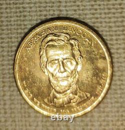 2010 D Rare Abraham Lincoln Dollar Gold Coin 1861-1865