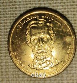 2010 D Rare Abraham Lincoln Dollar Gold Coin 1861-1865