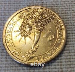 2010 D Rare Abraham Lincoln Dollar Gold Coin 1861-1865