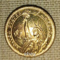 2010 D Rare Abraham Lincoln Dollar Gold Coin 1861-1865