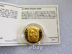2014 Canada $200 Dollars Proof 99999 Gold Coin Matriarch Moon Mask
