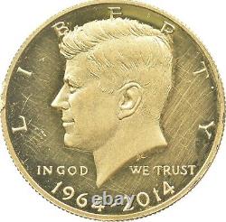 2014 Gold Kennedy Half Dollar 0144