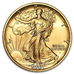 2016-W 1/2 oz Gold Walking Liberty Half Dollar Centennial (withOGP)
