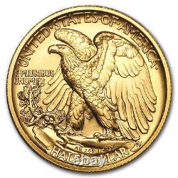 2016-W 1/2 oz Gold Walking Liberty Half Dollar Centennial (withOGP)
