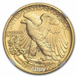 2016-W 1/2 oz Gold Walking Liberty Half Dollar SP-70 NGC