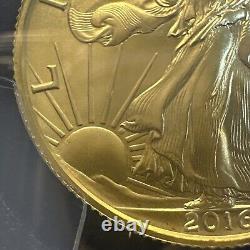 2016-W 50c. 100th Anniversary Gold Walking Liberty Half Dollar PCGS SP 70 SP70