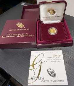 2023 $10 American Liberty One-tenth Ounce Gold Proof Coin