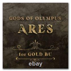 2023 Tuvalu 1 oz Gold Gods of Olympus BU (Ares, with COA) SKU#279892