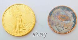 22k Gold American Liberty Coin 1/4 oz Fine Gold 10 Dollars