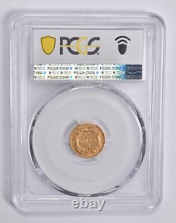 AU55 1862 $1 Indian Princess Head Gold Dollar PCGS 0471