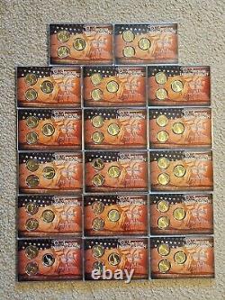 American Innovation Golden Dollar Collection 3 Coins P/D/S LOT 17 Holders LOOK