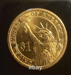 Dollar Coin JOHN ADAMS 2007 p 2nd President 1797-1801 Gold Colored