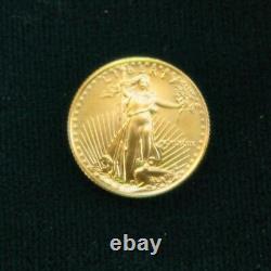 Five Dollar 1989 American Eagle Gold Coin in Velvet Case & COA US Mint
