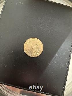 George washington gold dollar coin 1789-1797
