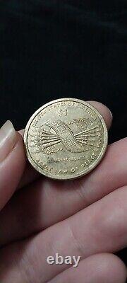 Gold Dollar Sacagawea RARE No Mint No Date Coin