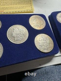 Large coin collection Lot Morgan Silver Dollars Gold Plated World Coins