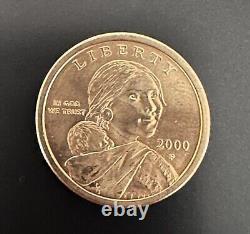 RARE cheerios 2000 P Sacagawea Native American Golden One Dollar US Mint Coin