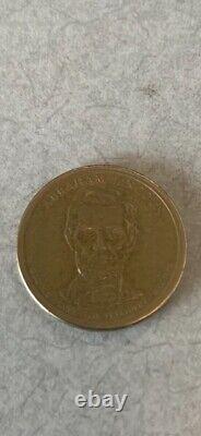 Rare Dollar Gold Coin Abraham Lincoln