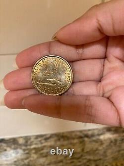 Rare Sacagawea Gold Coin One Dollar 2001 P Mint Good Condition