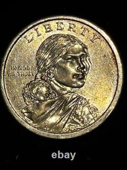 Sacagawea One Dollar Gold Color Coin 2010-p Great Law Of Peace