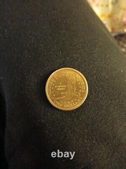 Sacagawea golden dollar 1 coin 2001 d