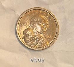 Sacagawea golden dollar 1 coin 2001 d Extremly rare