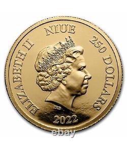 Star Wars Boba Fett Starfighter Niue 2 dollars 2022 1 oz gold proof coin