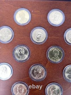 U. S. Presidential Dollar Collection issue by the Danbury mint WithCase 512 coins