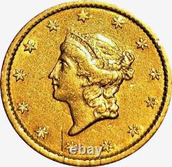 USA 1 Dollar 1849 (Open Wreath) Gold Coin