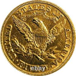 USA 5 Dollars 1880 Gold Coin